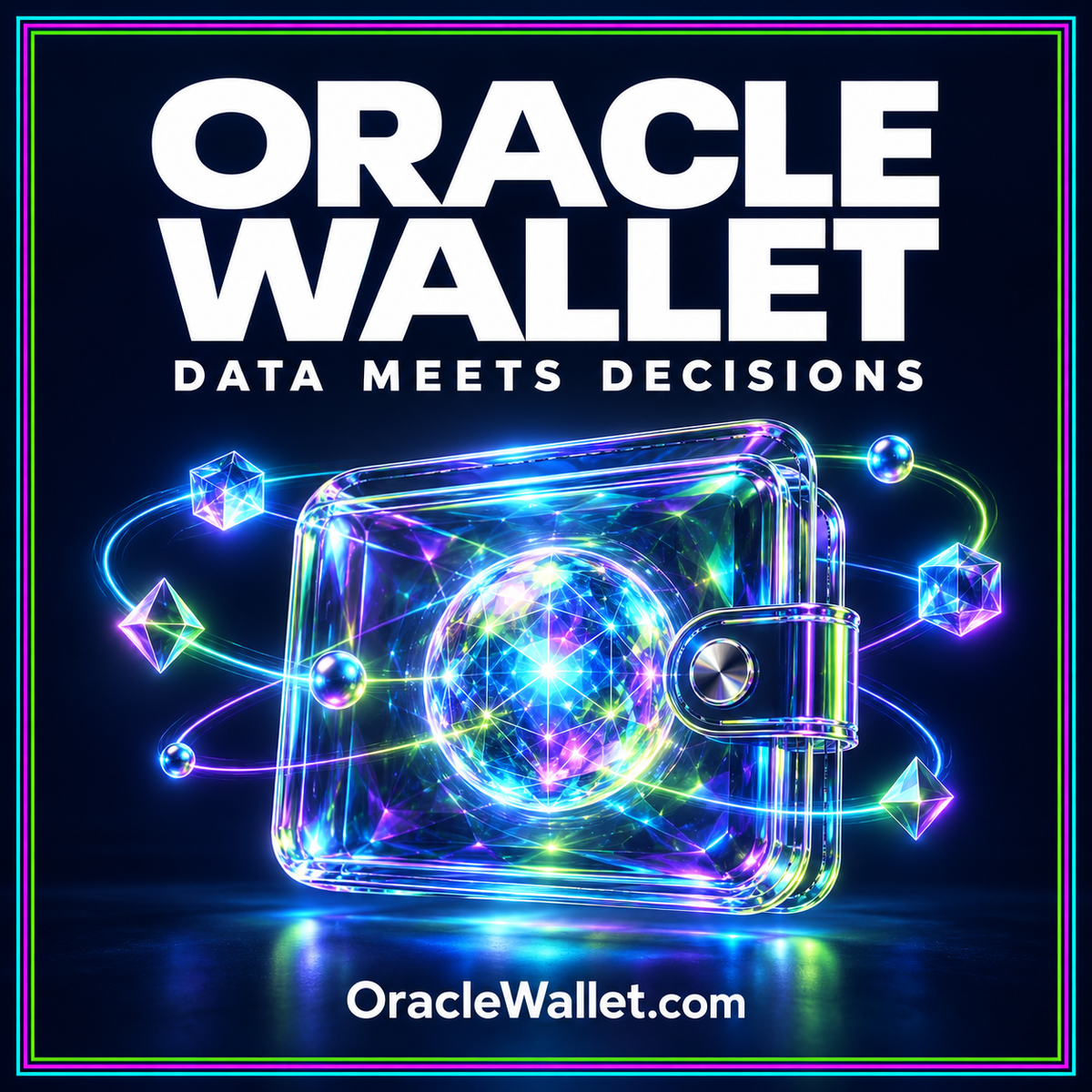 Oracle Wallet Explained: Where Data Ends and Signing Begins — OracleWallet.com neon featured artwork