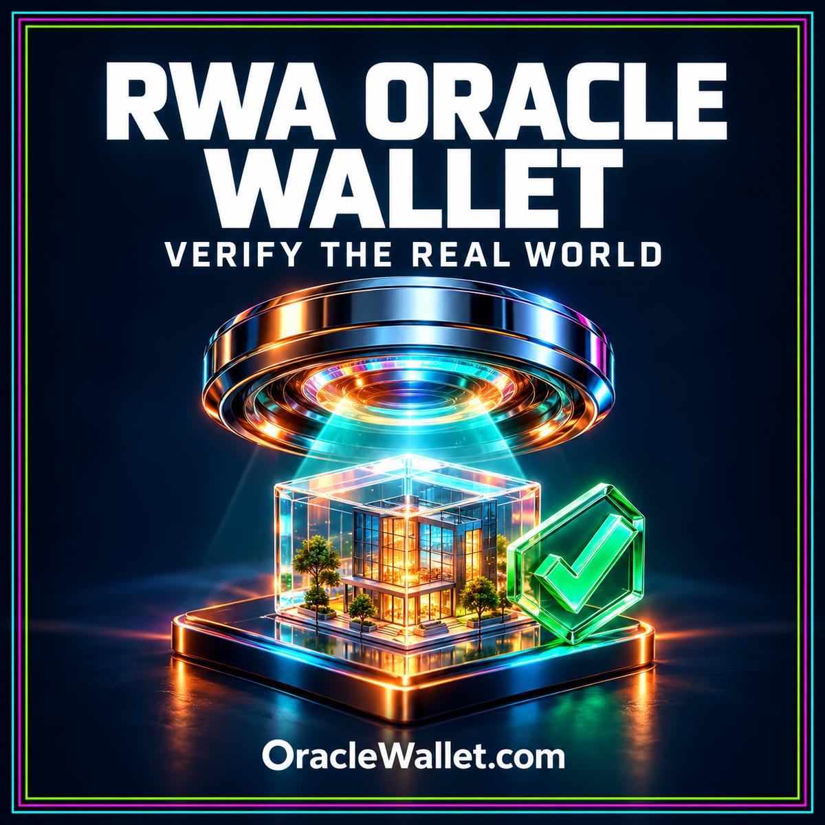 RWA Oracle Wallet Guide: Verifying Data Behind Tokenized Assets — OracleWallet.com neon featured artwork